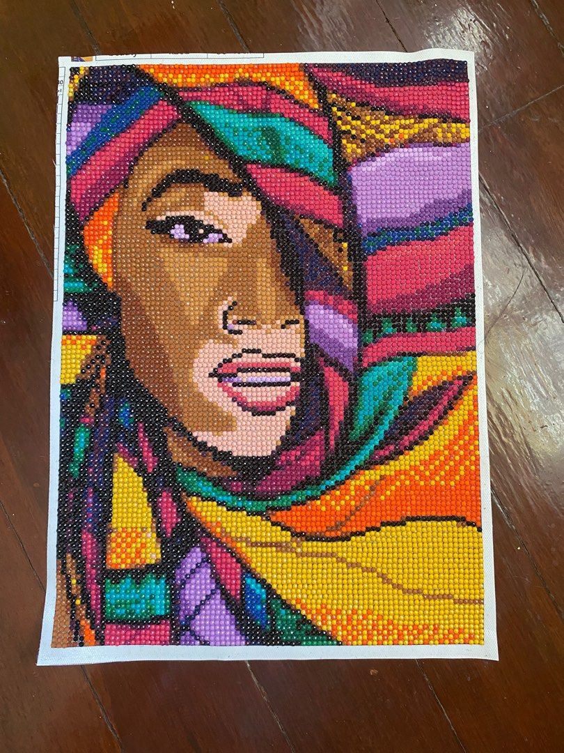 Ready made Woman diamond painting (Category: Art & Prints) located in Quezon City. Submitted by aigeecat (Listing ID 1314596274, Image 1). Description: Ready made You can put in a frame.