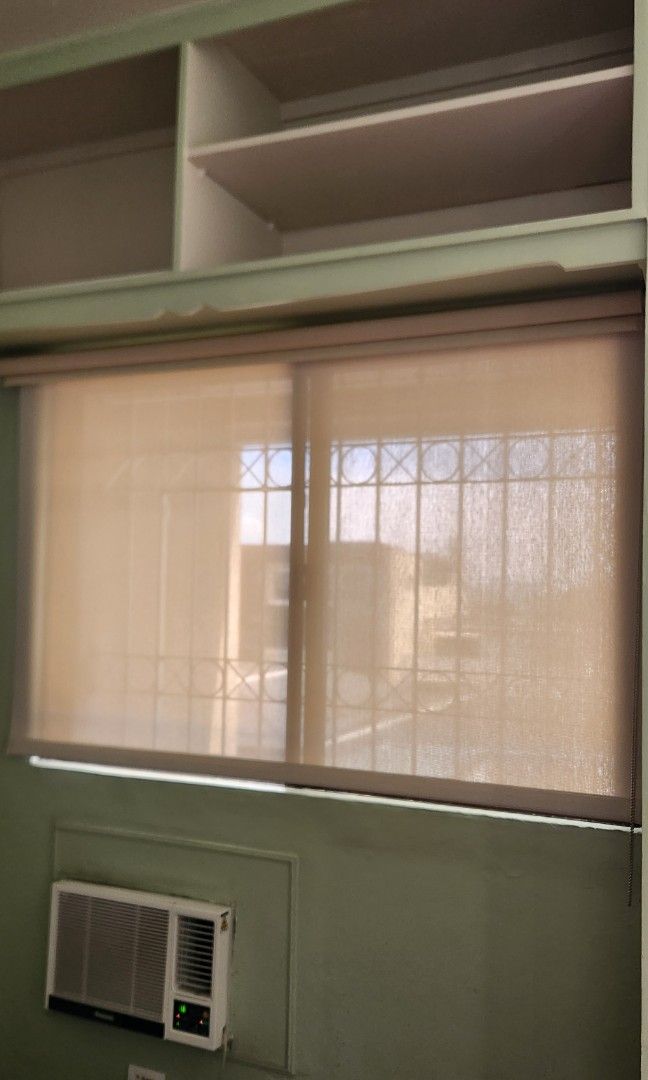 Roller blinds decluttering sale black out (Category: Curtains & Blinds) located in San Juan City. Submitted by dailydealsphest2010 (Listing ID 1314581000, Image 2). Description: roller blinds 1 black out outer 1 not black out inner no damage decluttering sale .