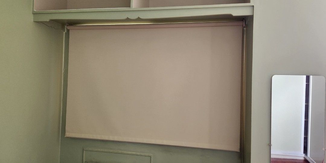 Roller blinds decluttering sale black out (Category: Curtains & Blinds) located in San Juan City. Submitted by dailydealsphest2010 (Listing ID 1314581000, Image 1). Description: roller blinds 1 black out outer 1 not black out inner no damage decluttering sale .