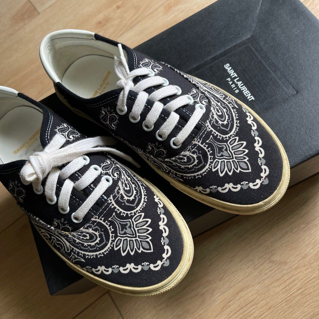 Saint laurent bandana shoes cheap