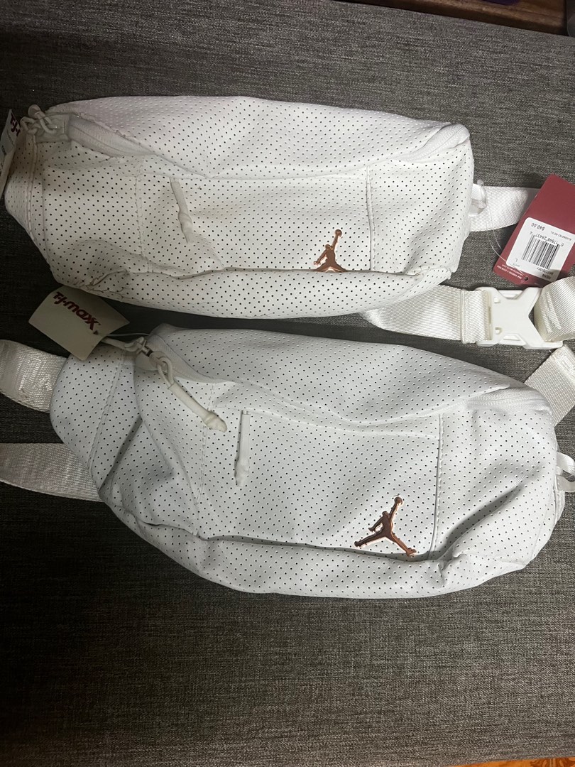 Jordan belt bag white deals