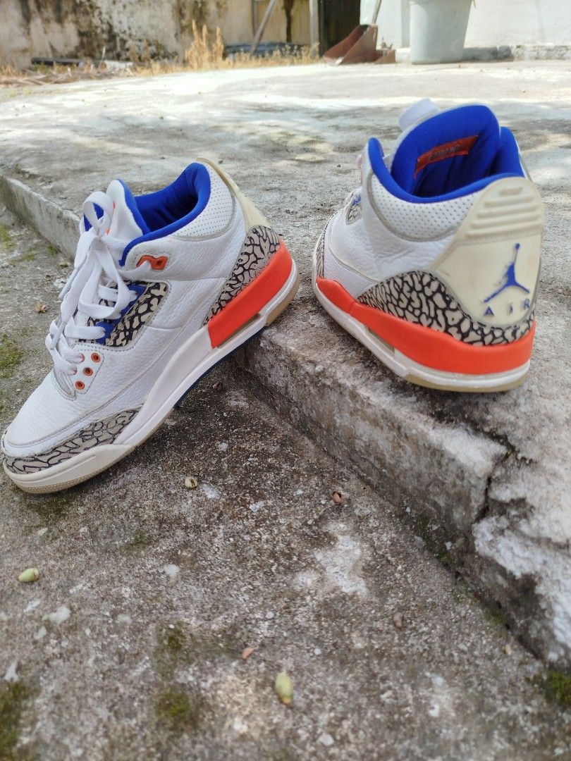 Air Jordan 3 ホワイト/オレンジ/ブルー JORDAN BRAND AIR JORDAN 3