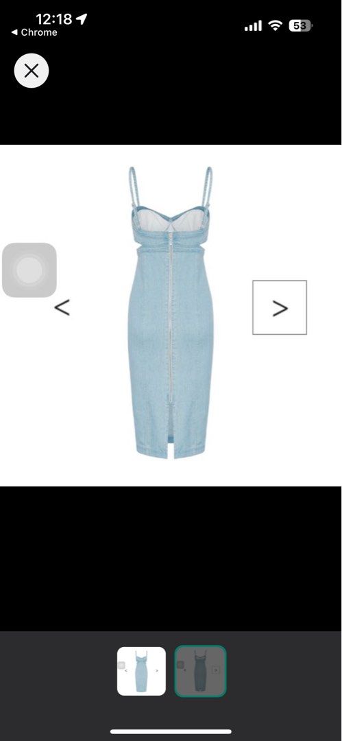 halogen denim dress Women's Halogen Midi Dresses