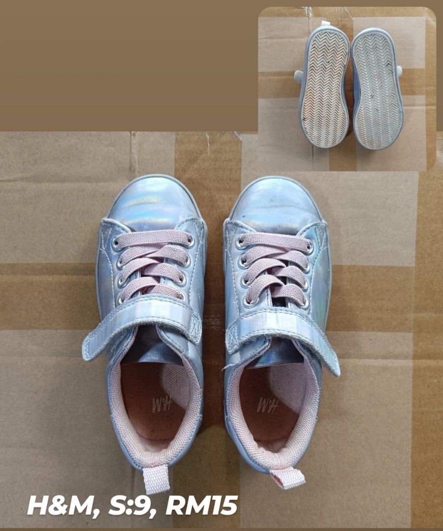 H and m silver shoes hotsell