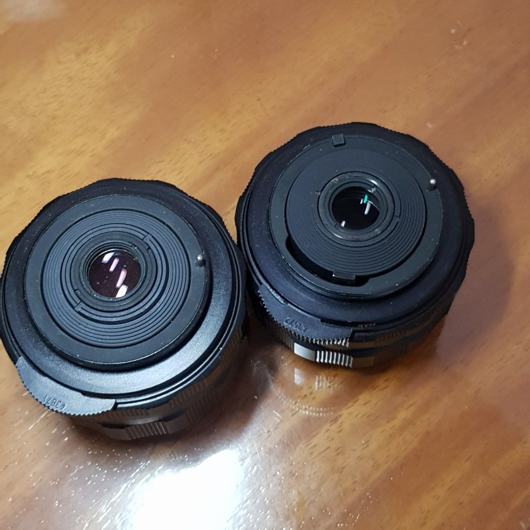 Smc and Super Takumar 35mm and 28mm (Category: Lens & Kits) located in Paranaque City. Submitted by vintagepopsicle (Listing ID 1314654202, Image 2). Description: update: 28mm sold m42 screwmount for spotmatic or easily adapted to mirrorless or canon EF 4K EACH. very good specimens. Gcash and Lalamove..