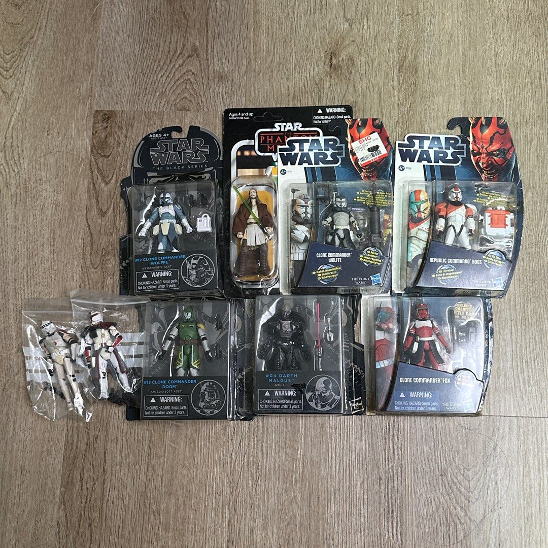 Star wars action figure clone troopers commander, Hobbies