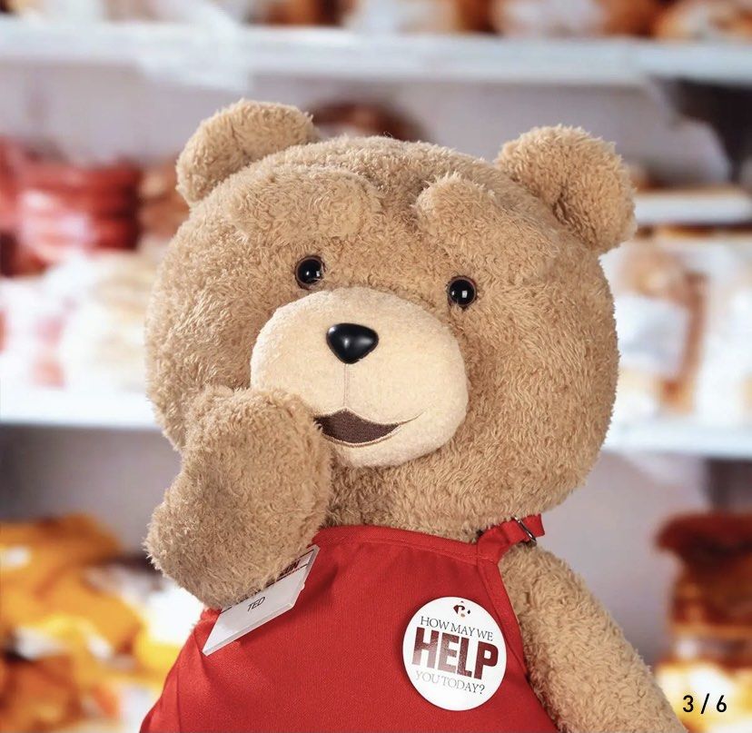 ted2 ted action plush doll, Babies Kids, Babies Kids Fashion