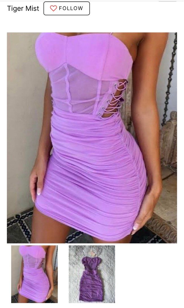 Tiger Mist corset dress (Category: Dresses) located in Taguig. Submitted by maricar0411 (Listing ID 1314620765, Image 1). Description: BNWT. Fits XS-S. RFS: ended my party girl era. 🤣.