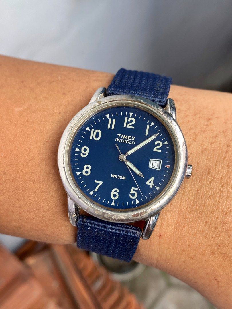 TIMEX Indiglo Navy