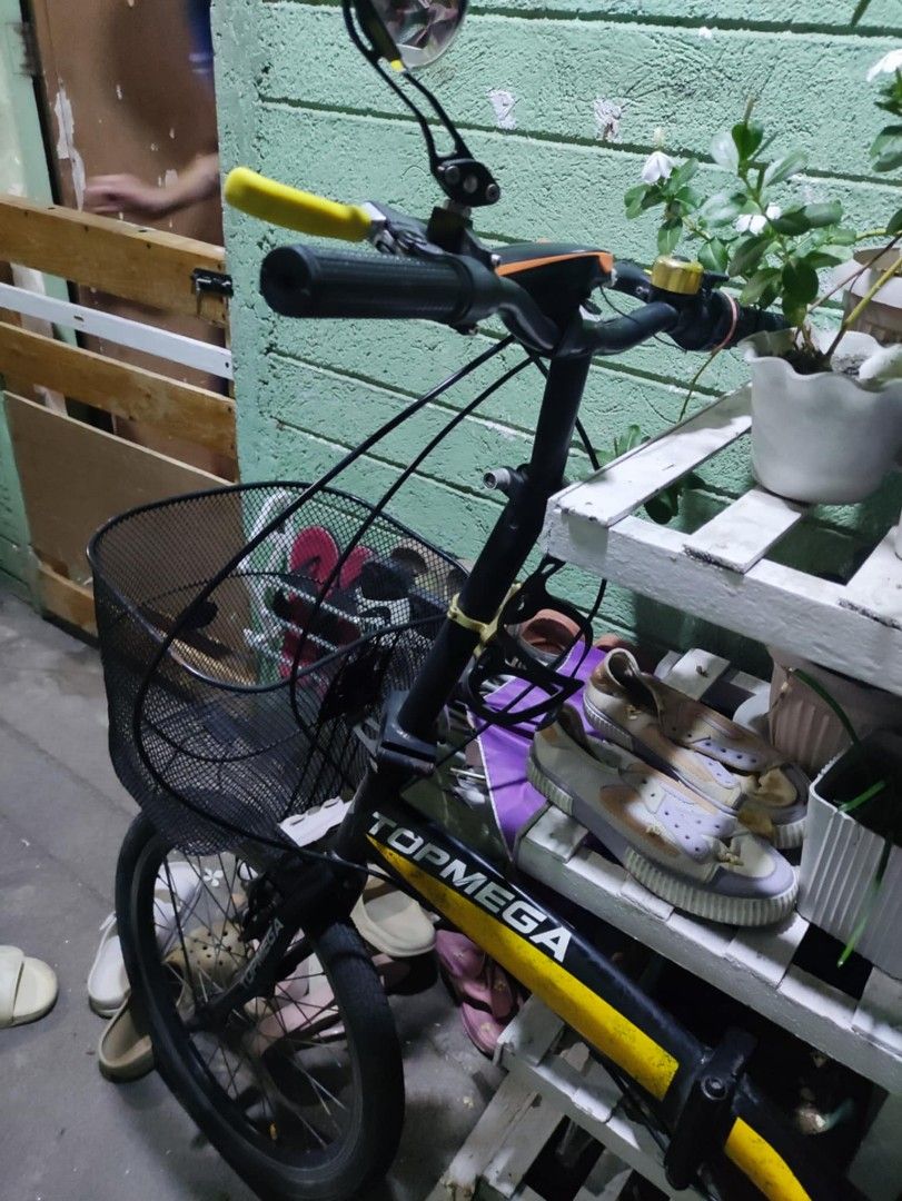 TOPMEGA Steel Folding Bike Sports Equipment Bicycles Parts Bicycles on Carousell