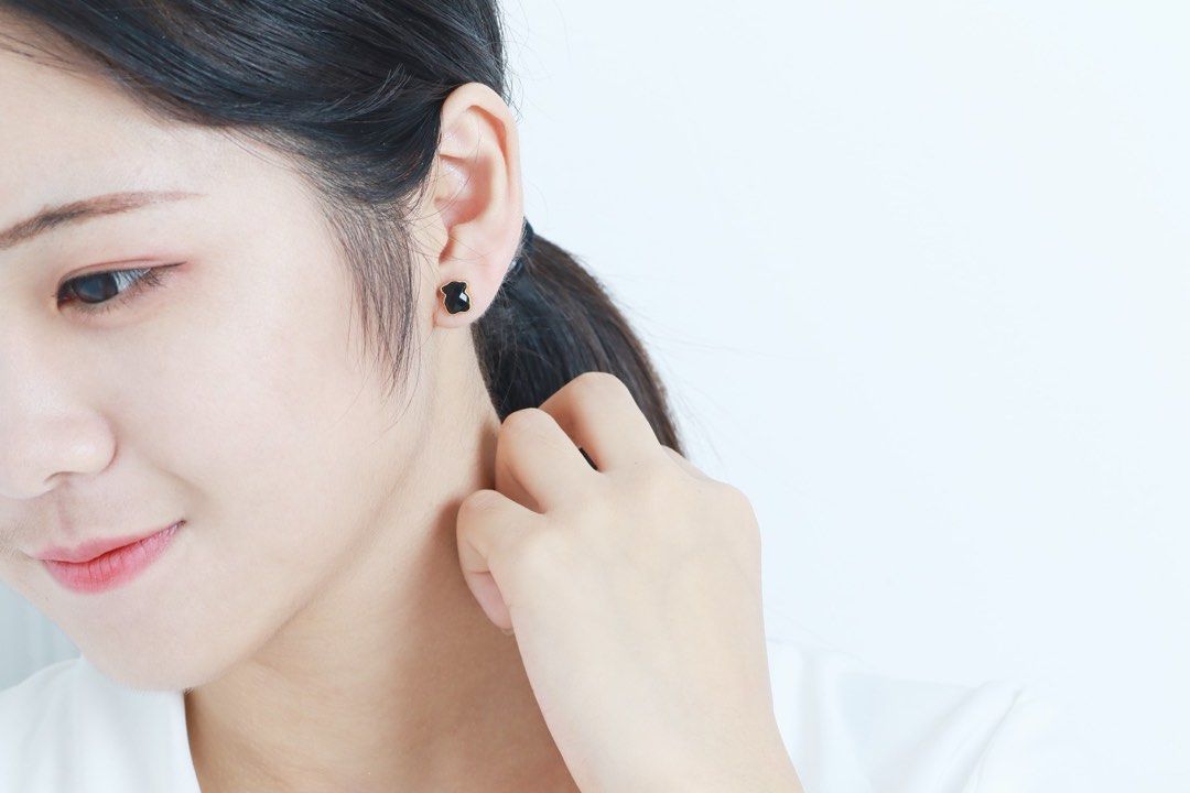 Tous black earrings clearance