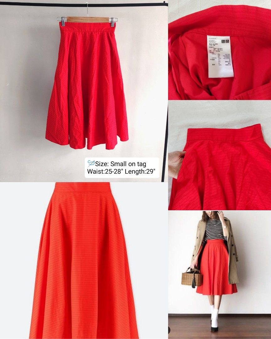 UNIQLO CIRCULAR SKIRT (Category: Skirts) located in San Fernando. Submitted by ks.clothing (Listing ID 1314725103, Image 1). Description: For Sale🌷💯 —Quality:10/10 —Like New quality✨ —Size: Small on tag (please see photo for exact measurement) 📍Location: Pampanga 💰Payment first thru gcash or paymaya 🚚 Shipping thru JNT only! ❣️Please manage your expectation since all items are thrifted. ❣️Color may vary due to lighting. ❣️Can haggle but for 