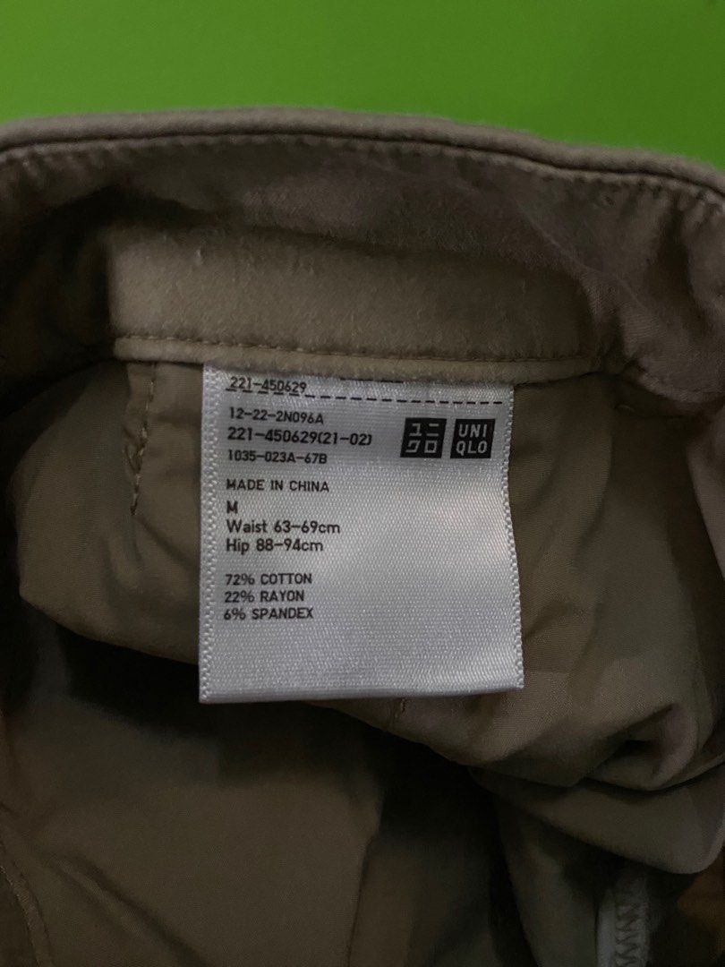 UNIQLO Womens Ankle Pants (Category: Other Bottoms) located in Rizal. Submitted by declutterwithbongcha (Listing ID 1314578944, Image 2). Description: UNIQLO Womens Ankle Pants COLOR: Khaki (Light) Size: M 370 + SF MOP: GCASH (Payment first) MOD: J&T.