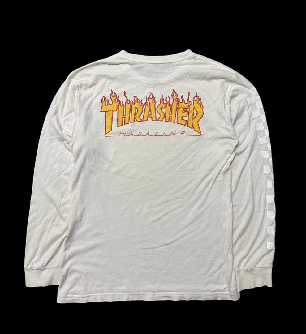 Vans x thrasher longsleeve cheap