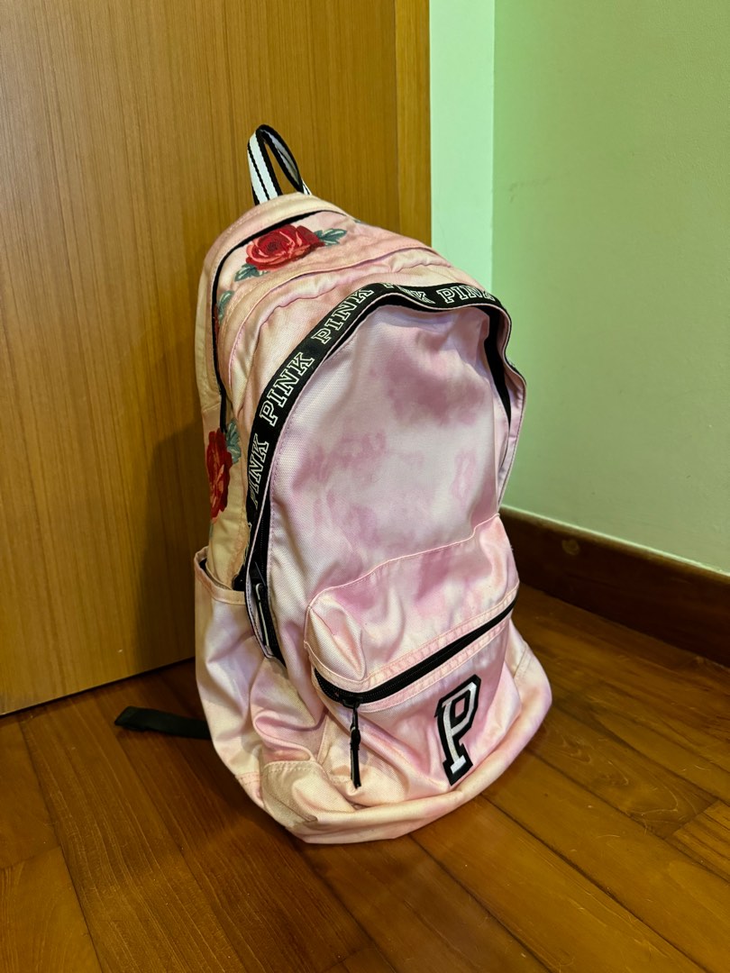 Tie dye victoria's secret pink backpack online