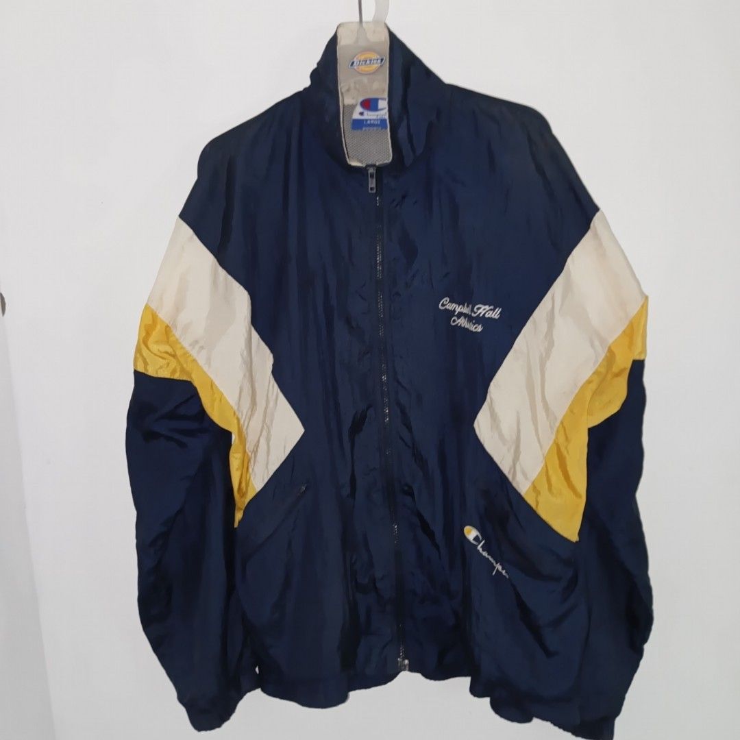 Vintage champion tritone Boxy type track Jacket Men s Fashion Activewear on Carousell