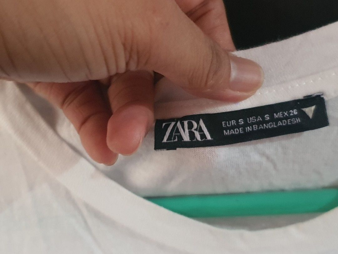 Zara white Shirt (Category: Shirts) located in Manila. Submitted by mane_13 (Listing ID 1314625849, Image 2). Description: Bought here but does not fit me, selling low.