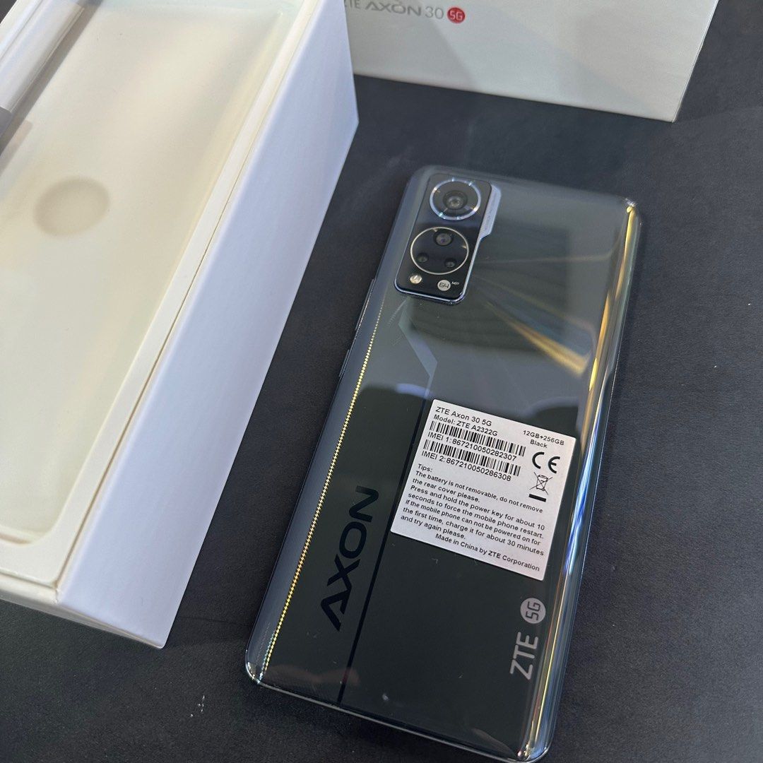 ZTE - ZTE Axon 30 5g 8GB+128GB BLACK ケースとガラス付き zte_axon_30_2.jpg