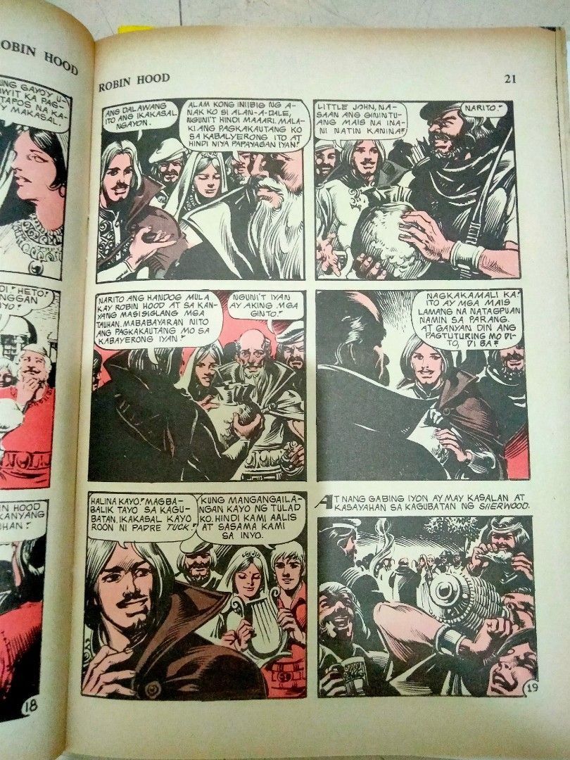 70's Tagalog Komiks Famous Classics Illustrated - Robinhood (Collector ...