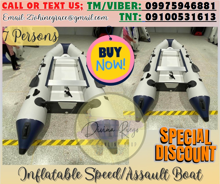 7 Persons Inflatable Speed/Assault Boat, Sports Equipment, Sports ...