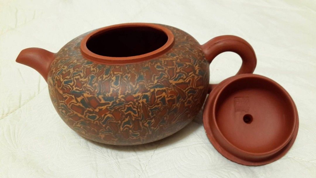 古董品 唐物 中国古美術 明時代 陳仲美造 人物紋 朱泥 紫泥 紫砂壷 茶壷 湯沸 煎茶道具在銘 煎茶壷 紫砂历史明代名家陈仲美