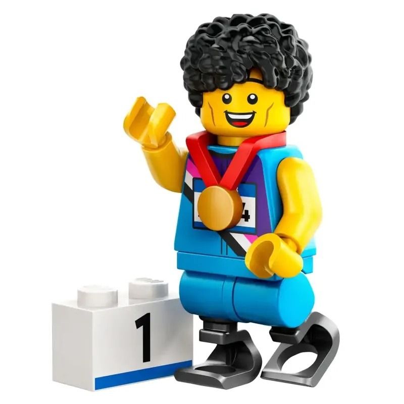 全新 Lego 71045 Minifigures Series 25 Sprinter 短跑運動員 No.4 共1件 (全新開盒確認 ...