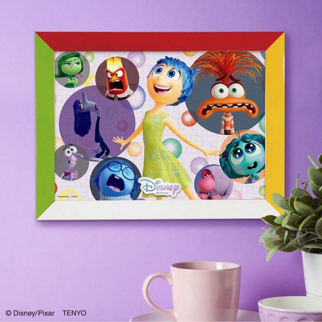 全新日版迪士尼 Tenyo 砌圖 Pixar Inside Out 2 玩轉腦朋友 阿樂 阿愁 阿焦 阿燥 Anxiety Joy ...