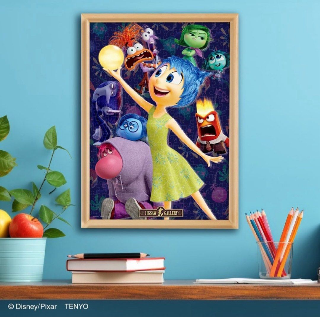 全新日版迪士尼 Tenyo 砌圖 Pixar Inside Out 2 玩轉腦朋友 阿樂 阿愁 阿焦 阿燥 Anxiety Joy ...