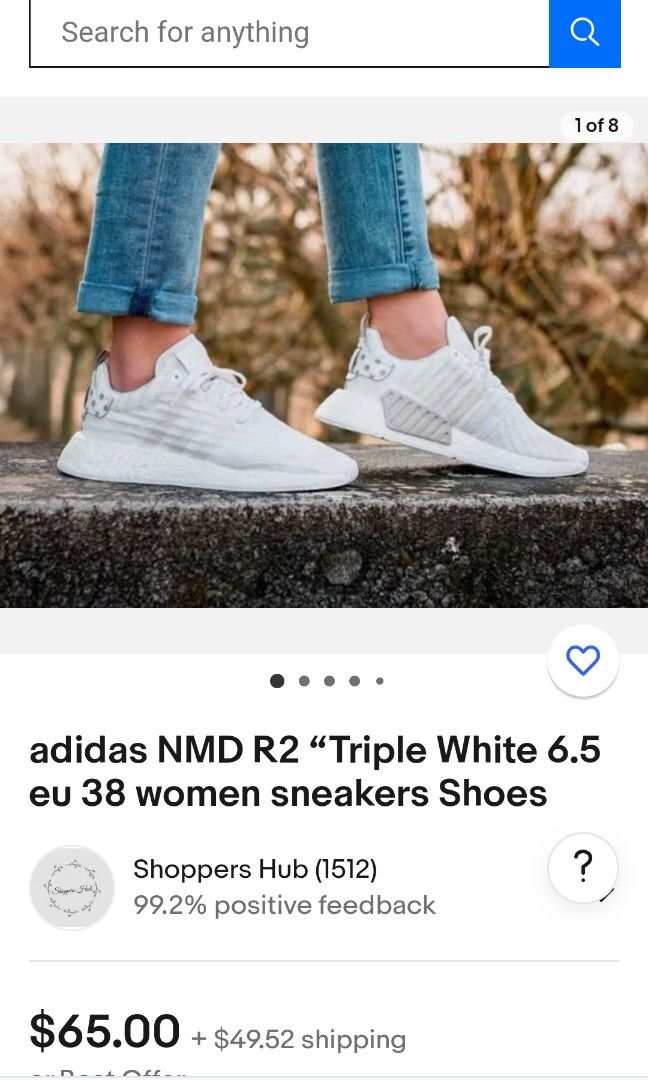 Adidas nmd r2 triple white womens outlet