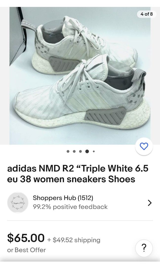 Nmd triple white r2 new arrivals
