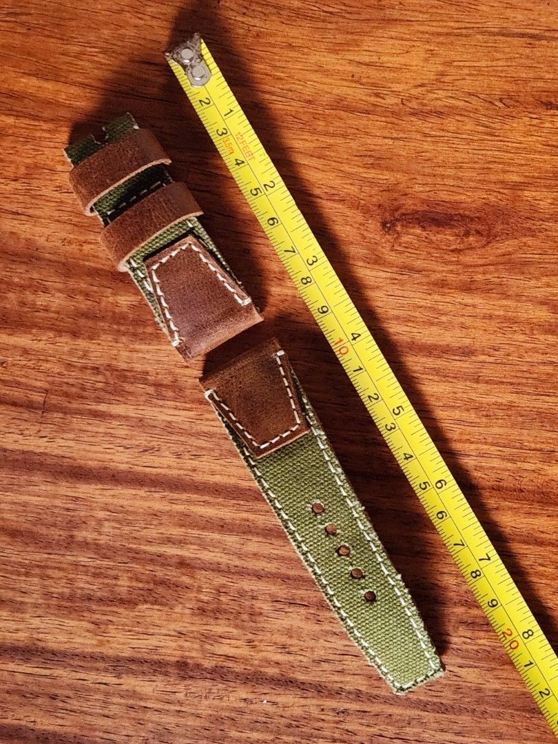Assorted 26MM Watch Straps (Panerai) (Category: Men's Watches) located in Pasig City. Submitted by ge_borro (Listing ID 1314852894, Image 1). Description: All for 26MM lug width (Panerai) Refer to pictures for length 1. Box82 Brown Leather + Green Canvas • no issues • with 2 keepers • Sold 2. Strap Culture Tan Leather • no issues • with branded black buckle & 2 keepers • with metal springbar tubes • Sold 3. Bosphorus Brown Leather • no issues • w