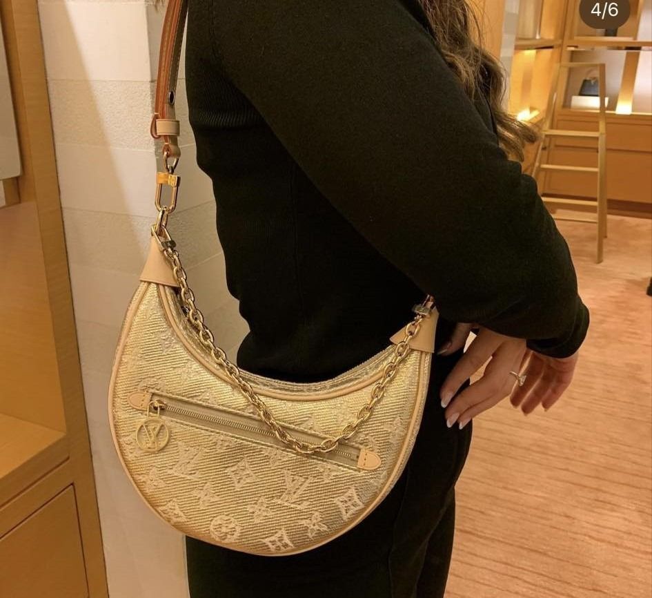 AUTH LV Loop PM Shoulder Crossbody Bag in Monoglam Gold (Category: Luxury Bags & Wallets) located in Manila. Submitted by memorylanestore (Listing ID 1314763438, Image 1). Description: Brand: louis Vuitton Loop Pm Monoglam Collection Bought from LV Greenbelt Store Literally used once then kept unused. Like new. Can provide e-receipt for proof of purchase Comes complete with dustbag, box, paperbag & e-receipt Bought for 150k. Very good deal since 