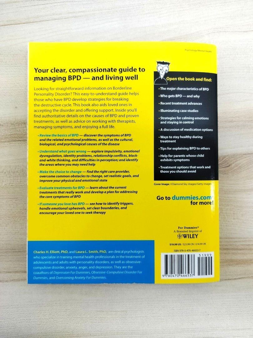 Borderline Personality Disorder for Dummies, Hobbies & Toys, Books ...