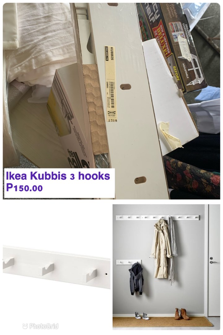 Brand new ikea kubbis 3 hook hanger Furniture Home Living Home Improvement Organization Hooks Hangers on Carousell