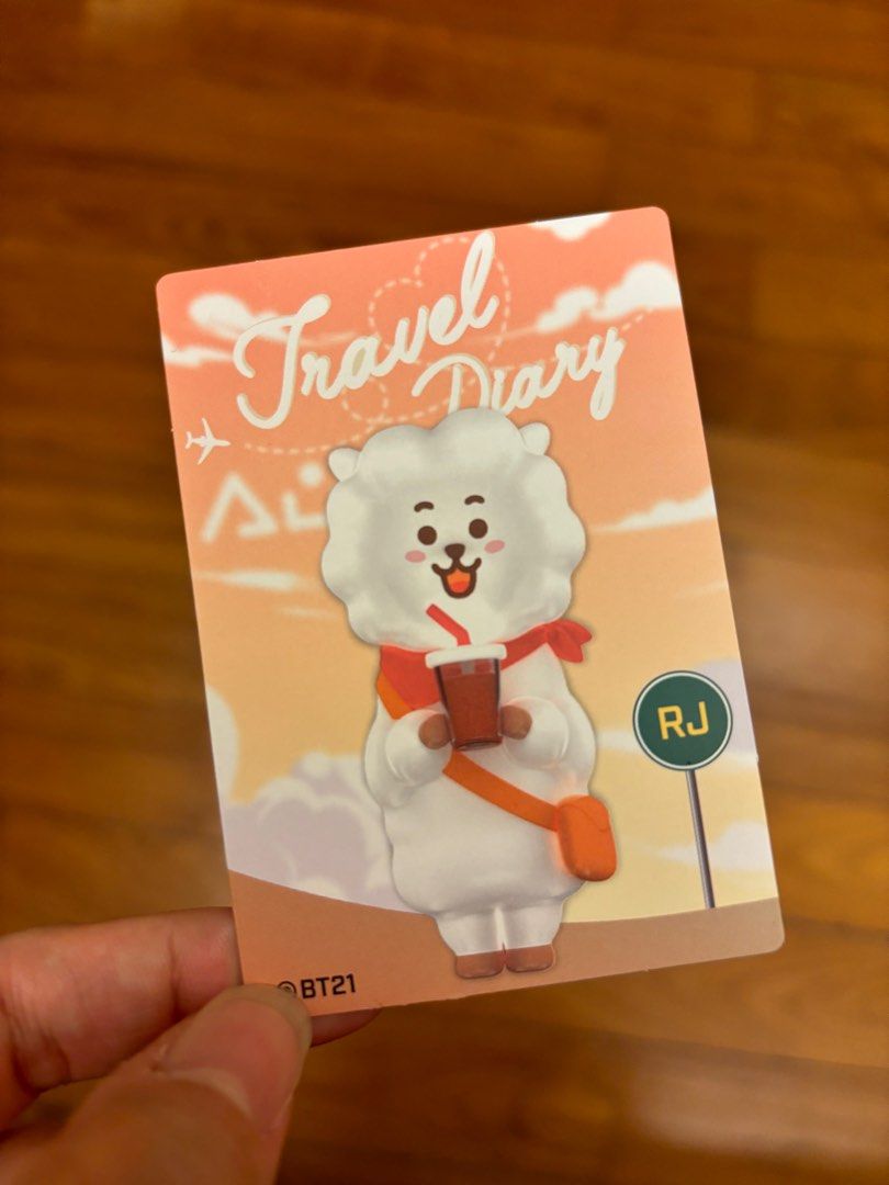 BT21 Travel Diary blind box (RJ) Hobbies Toys Memorabilia