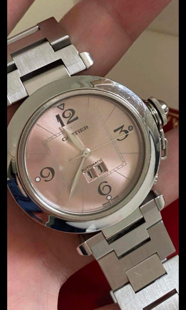 Cartier pasha salmon face Women s Fashion Watches Accessories Watches on Carousell