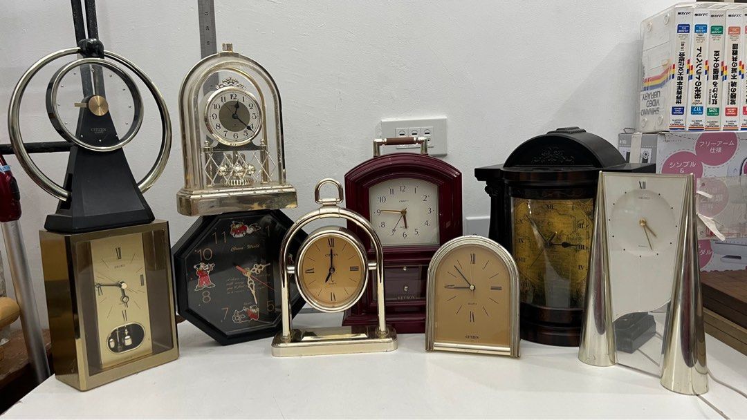 Clocks assorted, Furniture & Home Living, Home Decor, Clocks on Carousell