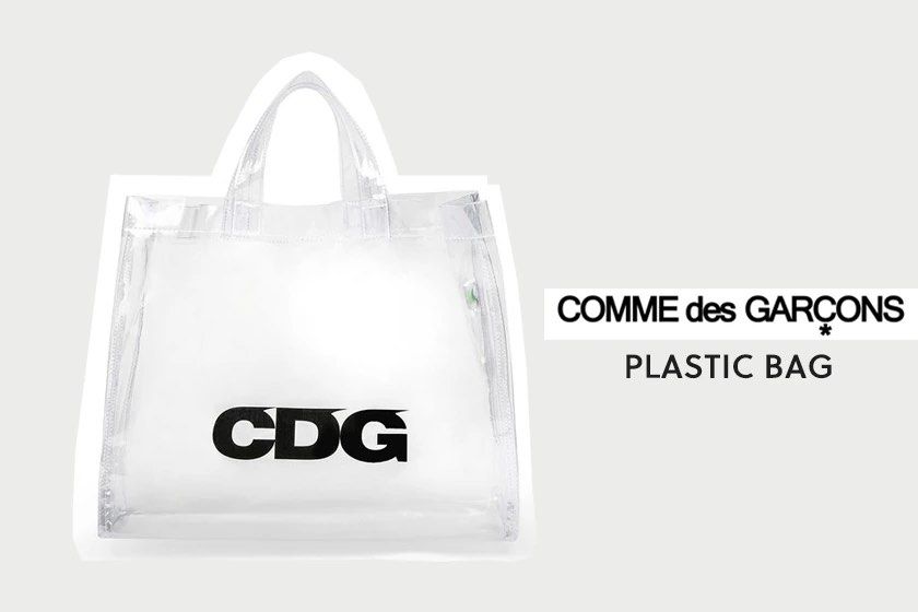 COMME des GARCONS SHIRT Cotton × PVC bag PVC CDG SHIRT TOTE SHOULDER HAND BAG | eBay