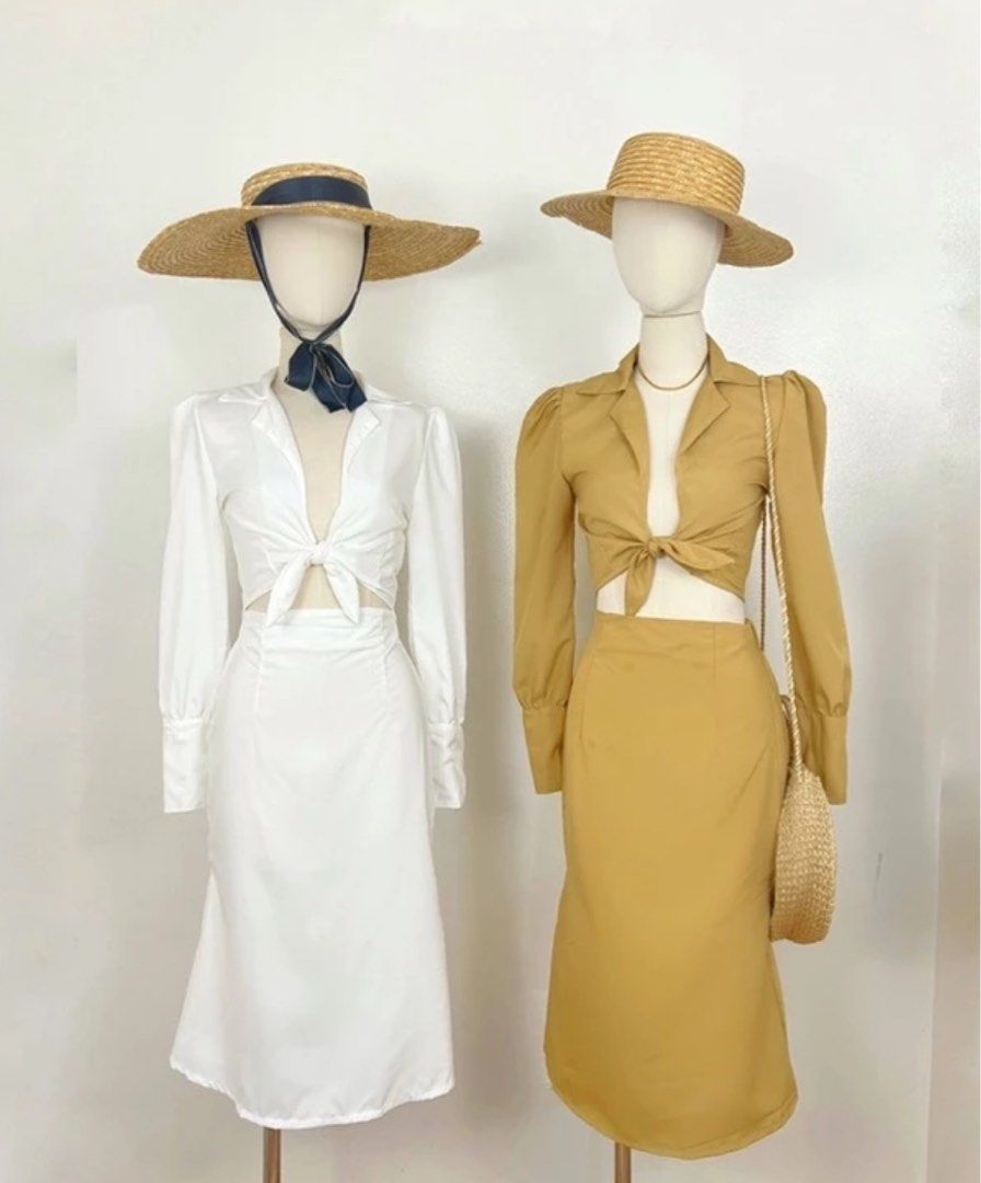 coords (Category: Sets or Coordinates) located in Cavite. Submitted by declutterbymeee (Listing ID 1314834518, Image 1). Description: BRANDNEW from wearkimsantiago onhand po lahat impulse buy lang 🥴 xs-m sizes 400 each! pwede din po take all for 2000php total of 7 pieces dress/coords loc: san pedro laguna shipping thru j&t 60php sf.