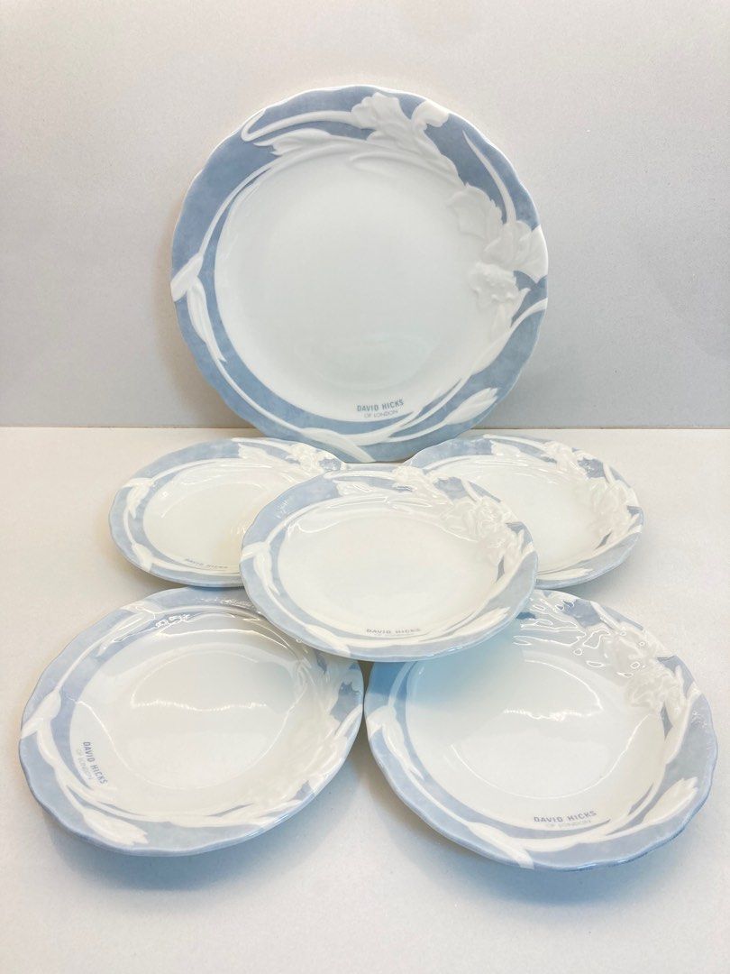 David hicks party plate (Category: Coffee & Tea Tableware) located in Paranaque City. Submitted by anoona (Listing ID 1314812845, Image 1). Description: David hicks party plate 1 big plate 5 small/cake plate .