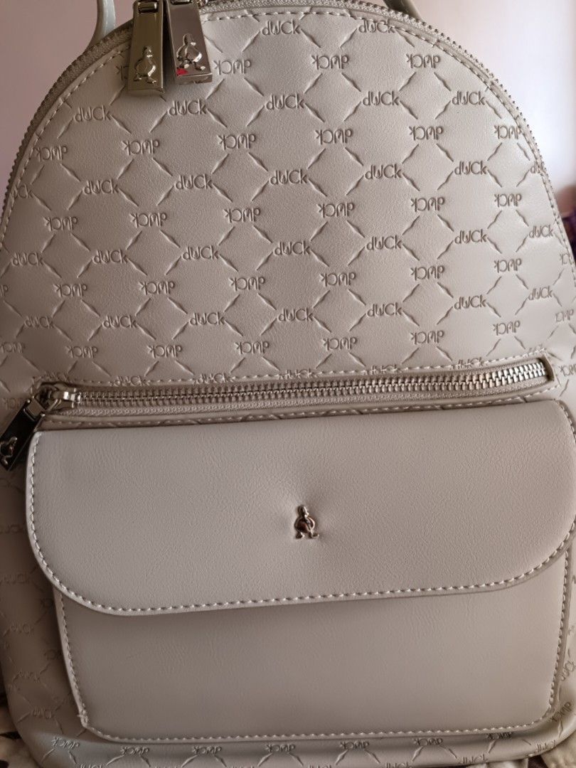 DUCK BACKPACK (Category: Backpacks) located in Melaka Tengah. Submitted by sisterspreloved (Listing ID 1314776205, Image 1). Description: Duck bagpack has minor flaws. As it is. Refer picture.