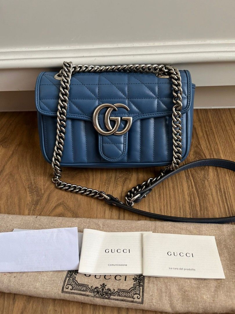 Crossbody Bag Camera Bag Gg Marmont MatelassÃ© Leather Mini Bag