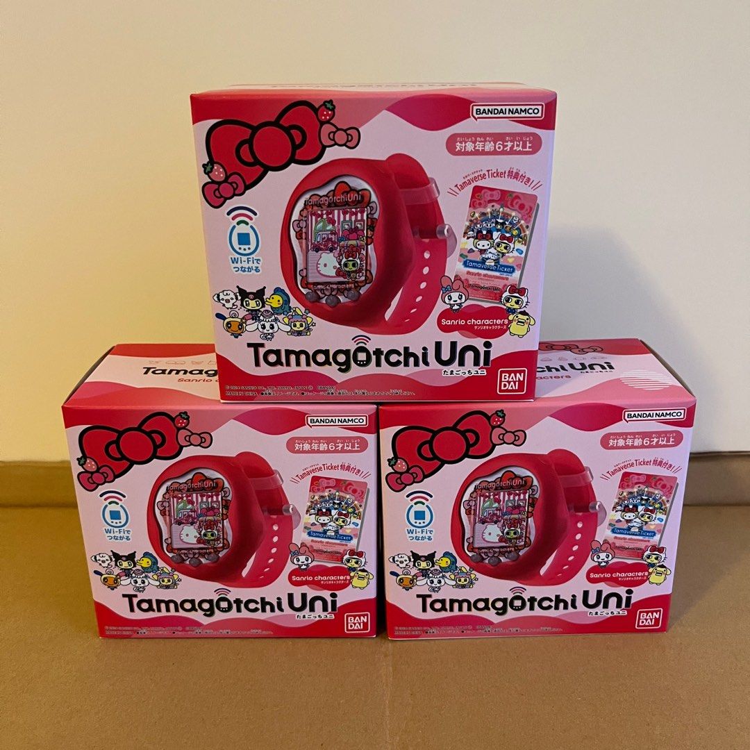 LAST ONE 2024-10-07 update 日版現貨] 全新BANDAI Tamagotchi Uni Sanrio characters  | 他媽哥池電子寵物三麗鷗Pre Order Hello Kitty, 興趣及遊戲, 玩具& 遊戲類-