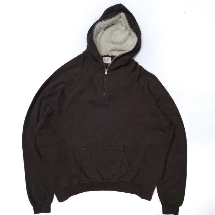 Fog fear of god half zip sherpa hoodie fourth collection Fesyen Pria Pakaian Baju Luaran di Carousell