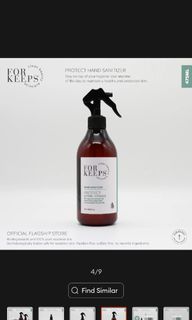 For Keeps Clean Beauty PROTECT Hand Sanitizer 475ml