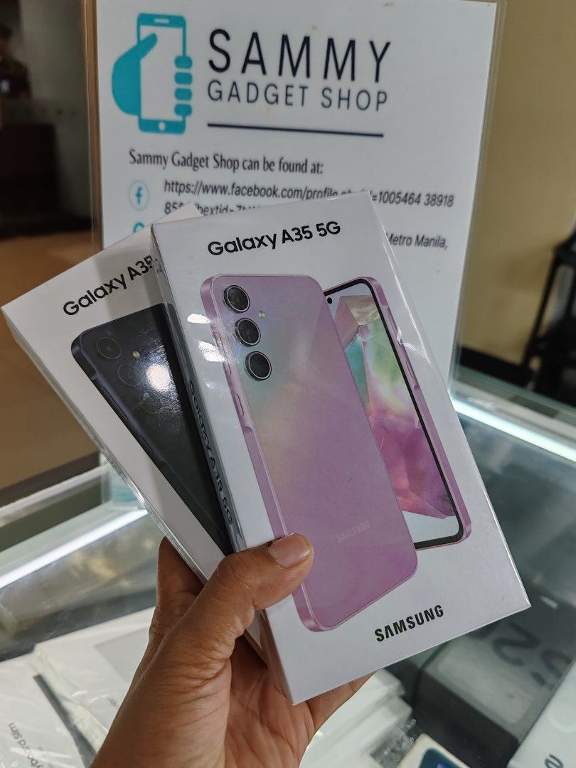 Galaxy A35 256 (Category: Samsung) located in San Juan City. Submitted by ronalynac40976 (Listing ID 1314792963, Image 3). Description: Galaxy A35 Brandnew Unitsealed 8gbram 256gbrom Openline warranty one year Pick up store in greenhills shopping center/COD in metro Manila (Plus SF) ✅We accept ggives/Credit card +% ✅dm or call for fast transaction 📞09279500069/09425544556 📍Store located @ 2ndfloor centermall building, Aquarium area stall# Y-40 