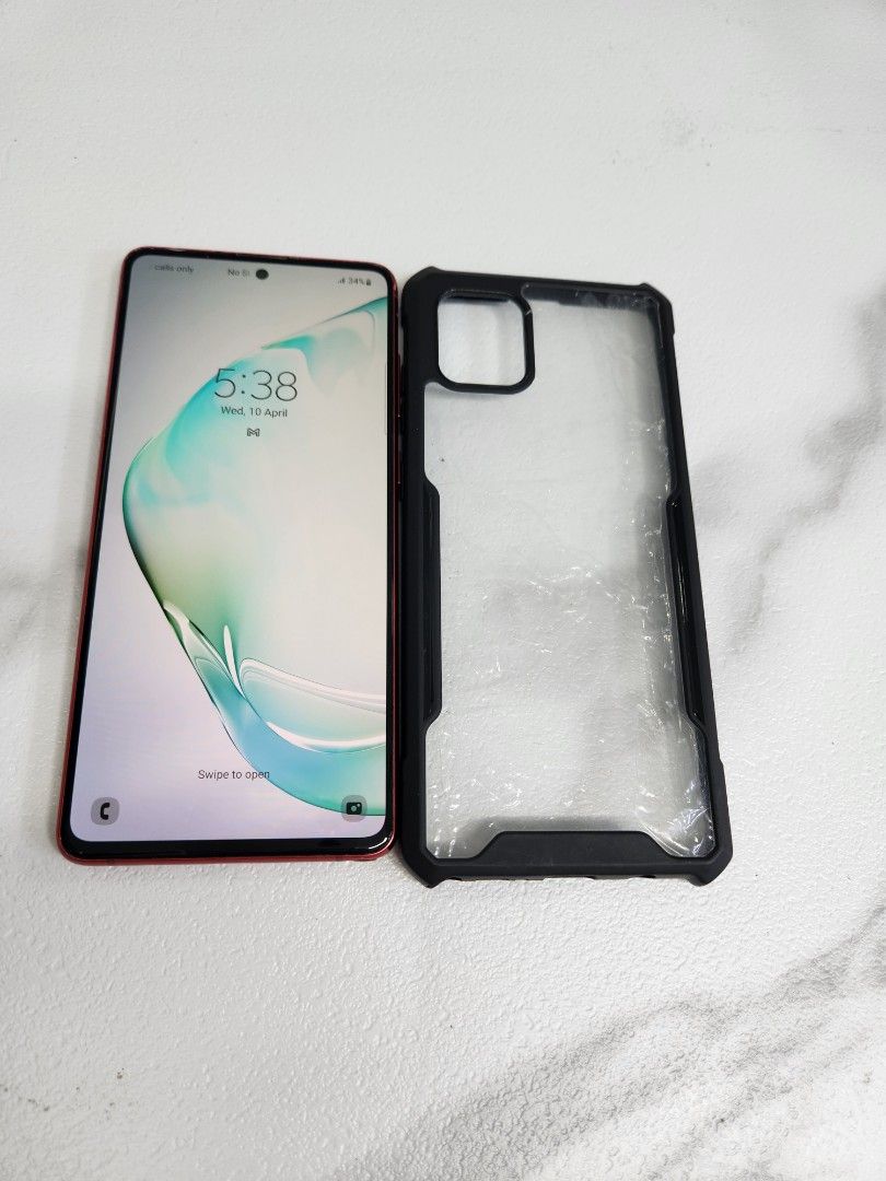 Galaxy Note 10 Lite 128gb ' 8g ram (Category: Samsung) located in San Juan City. Submitted by tanexsulla42 (Listing ID 1314843363, Image 2). Description: Fb Page: Ashley & Lyn Mode of Payment: •Cash •Bank Transfer •GCash & Paymaya Installment: •Credit Card •Ggives • Home Credit •Cash on Delivery •Shipping •Meet Up •Trade In You can visit our Physical store in Stall number Y-07 Aquarium Greenhills Mall.