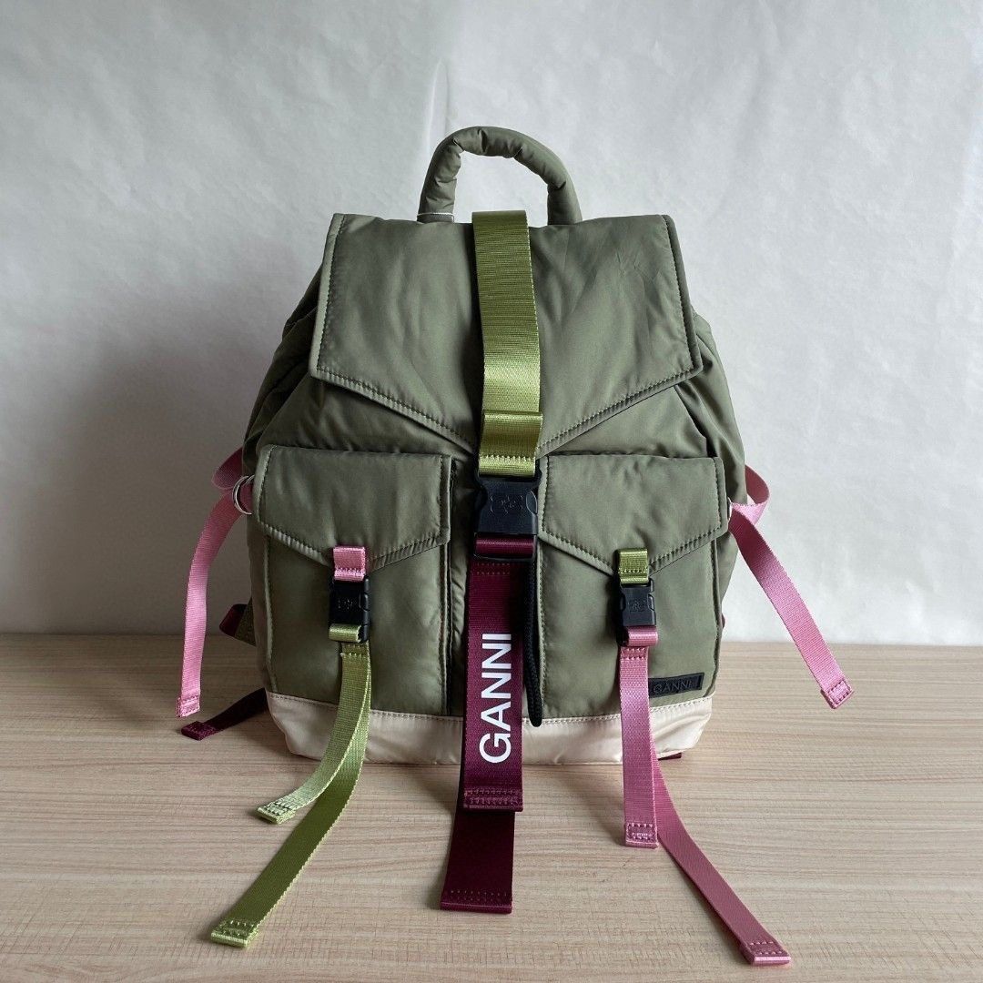 GANNI Backpack For Unisex 001 X Colour available Authentic