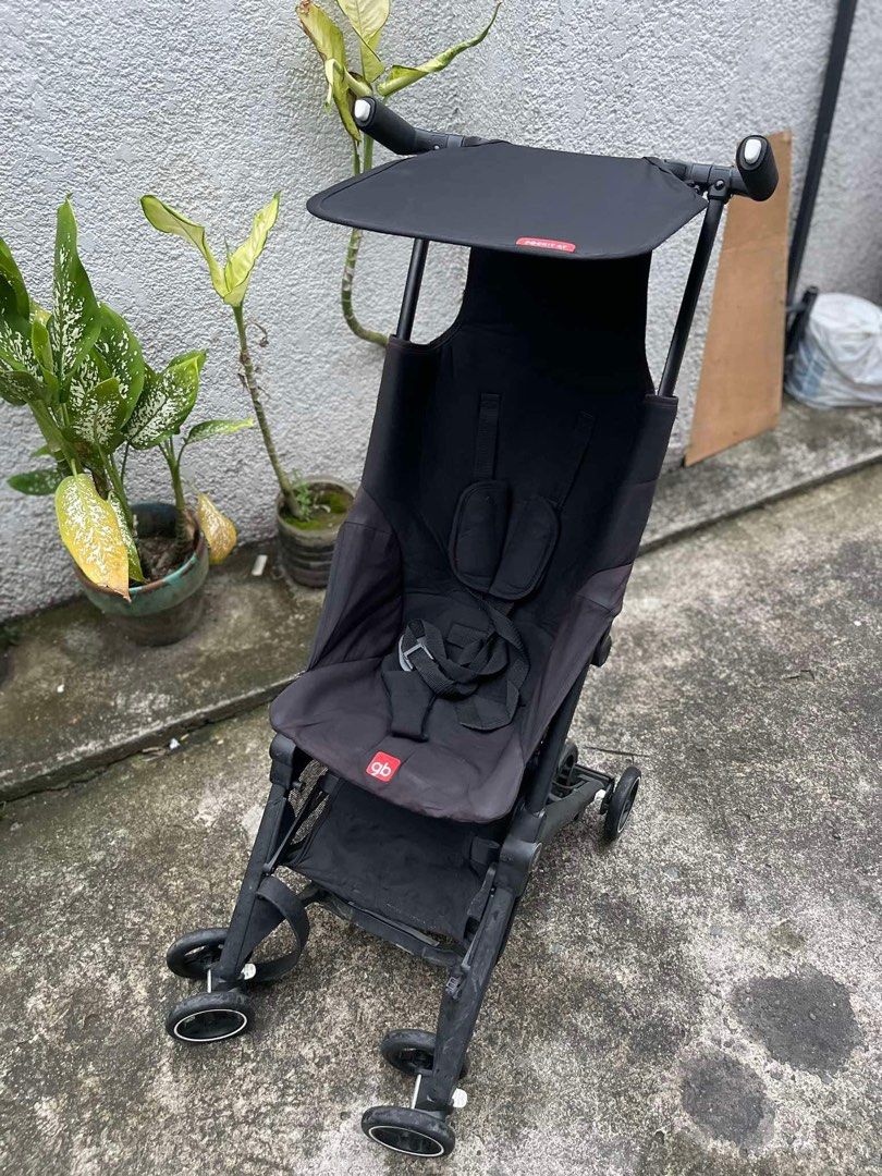 GB Pockit Stroller (Category: Strollers) located in Valenzuela. Submitted by 3ssiastansachajapansurplus (Listing ID 1314933983, Image 3). Description: Likenew Issue: foot rest need to be replaced accidentally tear off See last photo .