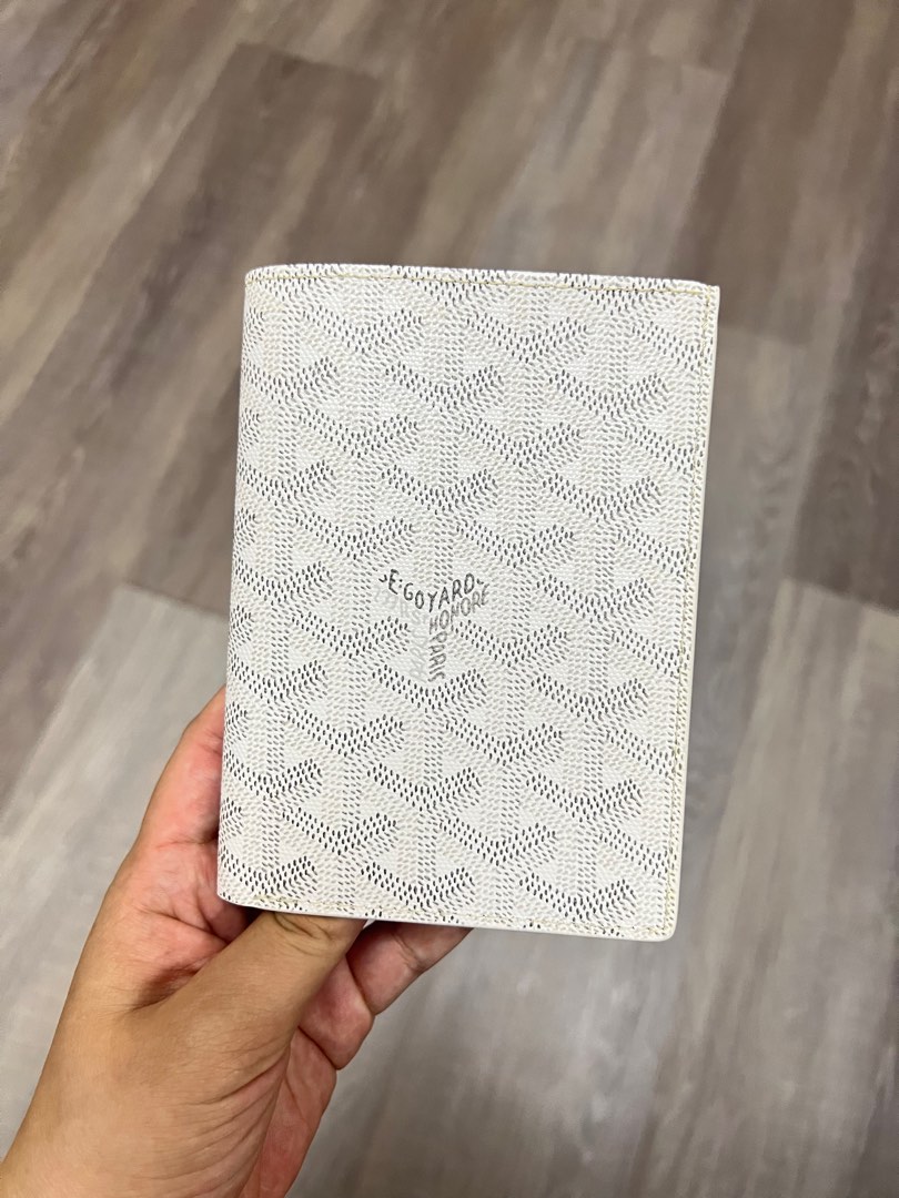 Goyard white passport holder Carousell